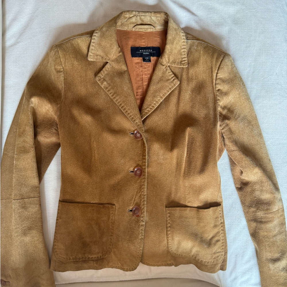 Suede Max Mara Weekend Jacket